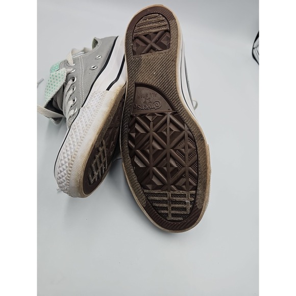 Converse All Star Double Tongue Gray Women's Size 7 Shoes Low Top Sneakers - Picture 6 of 6